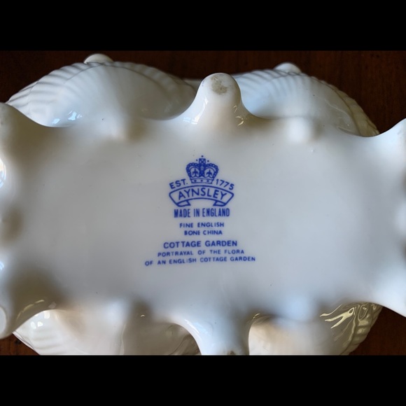 Aynsley Cottage Garden shell dish NWT❣️ - Picture 8 of 10